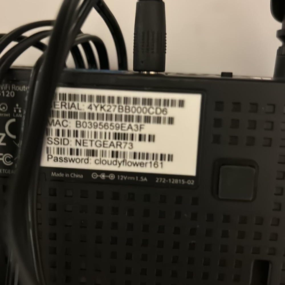 NETGEAR WiFi Router (R6120) - AC1200 Dual Band WiFi Router - Preowned - Picture 2 of 3